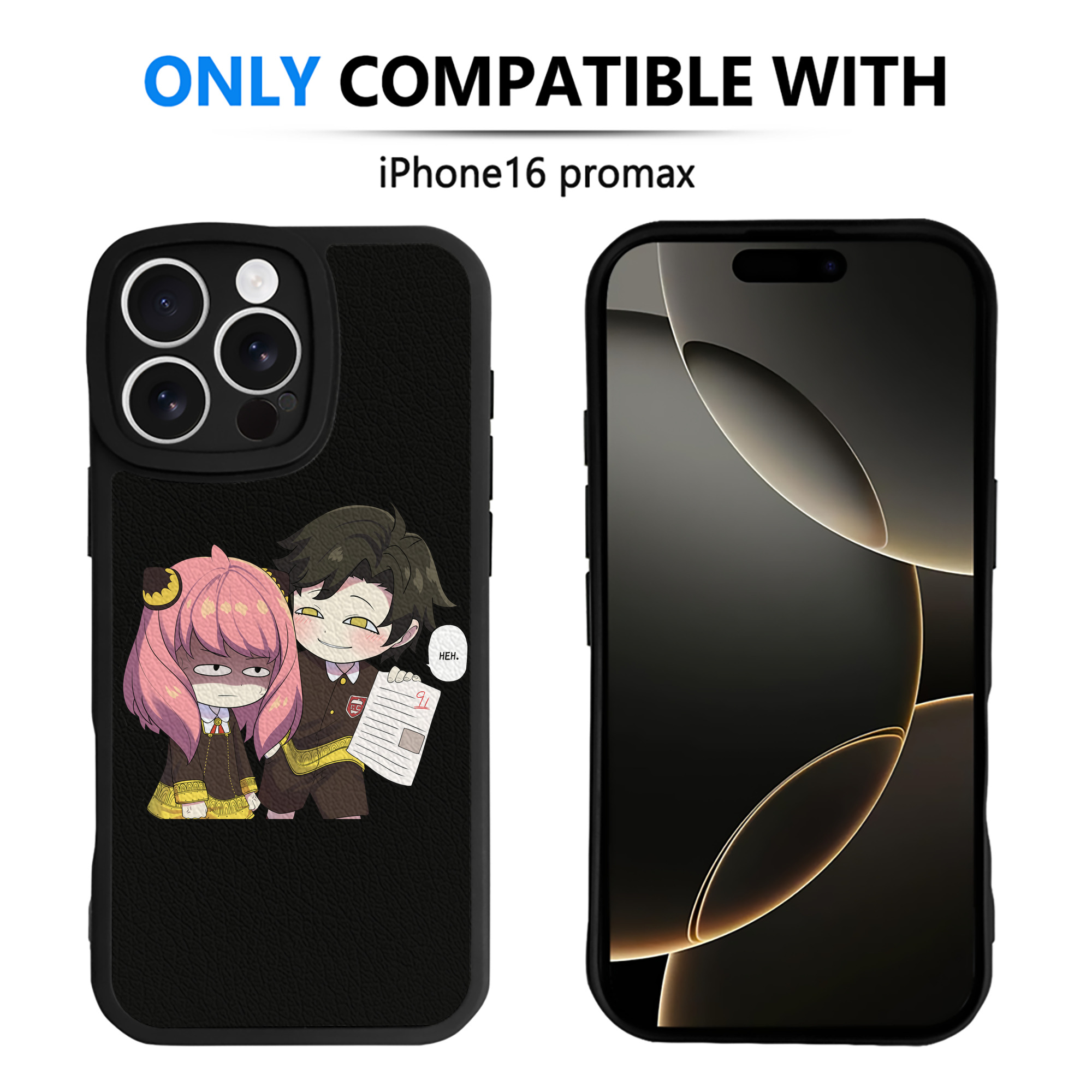（画像用） SPY×FAMILY间谍家家酒 【iPhone 16シリーズ対応】シリコンスマホケース（レザー調） 材質：シリコン